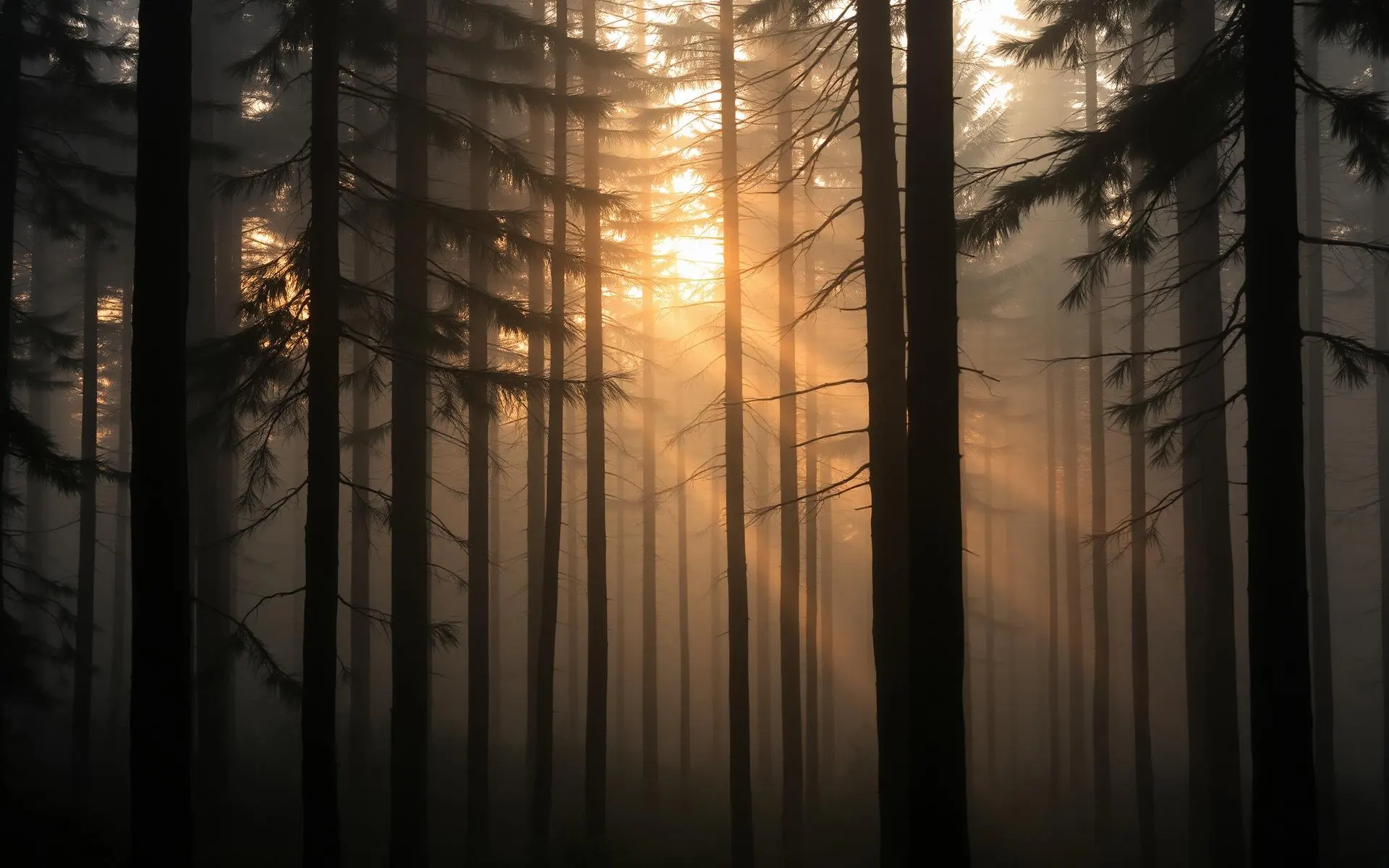 Light through a linen curtain
